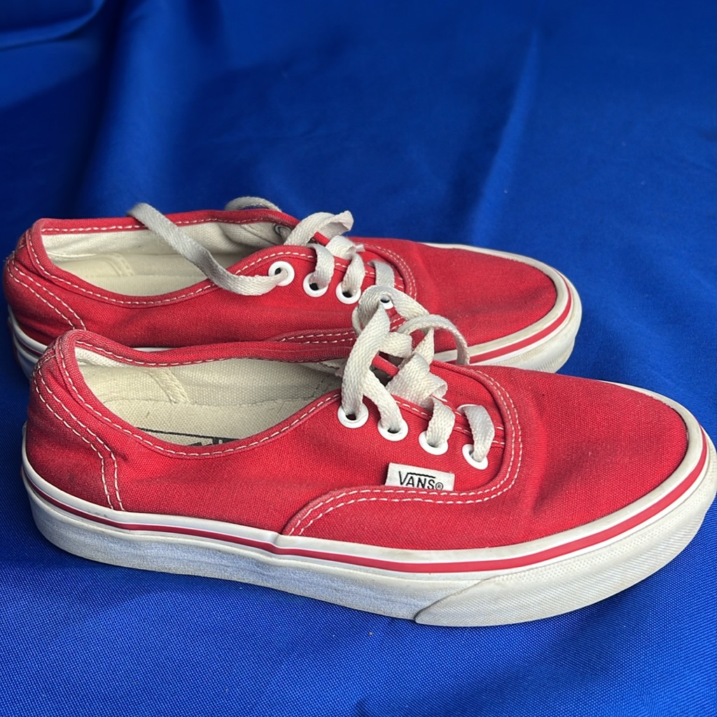 Red Vans Size 5.5 Women’s